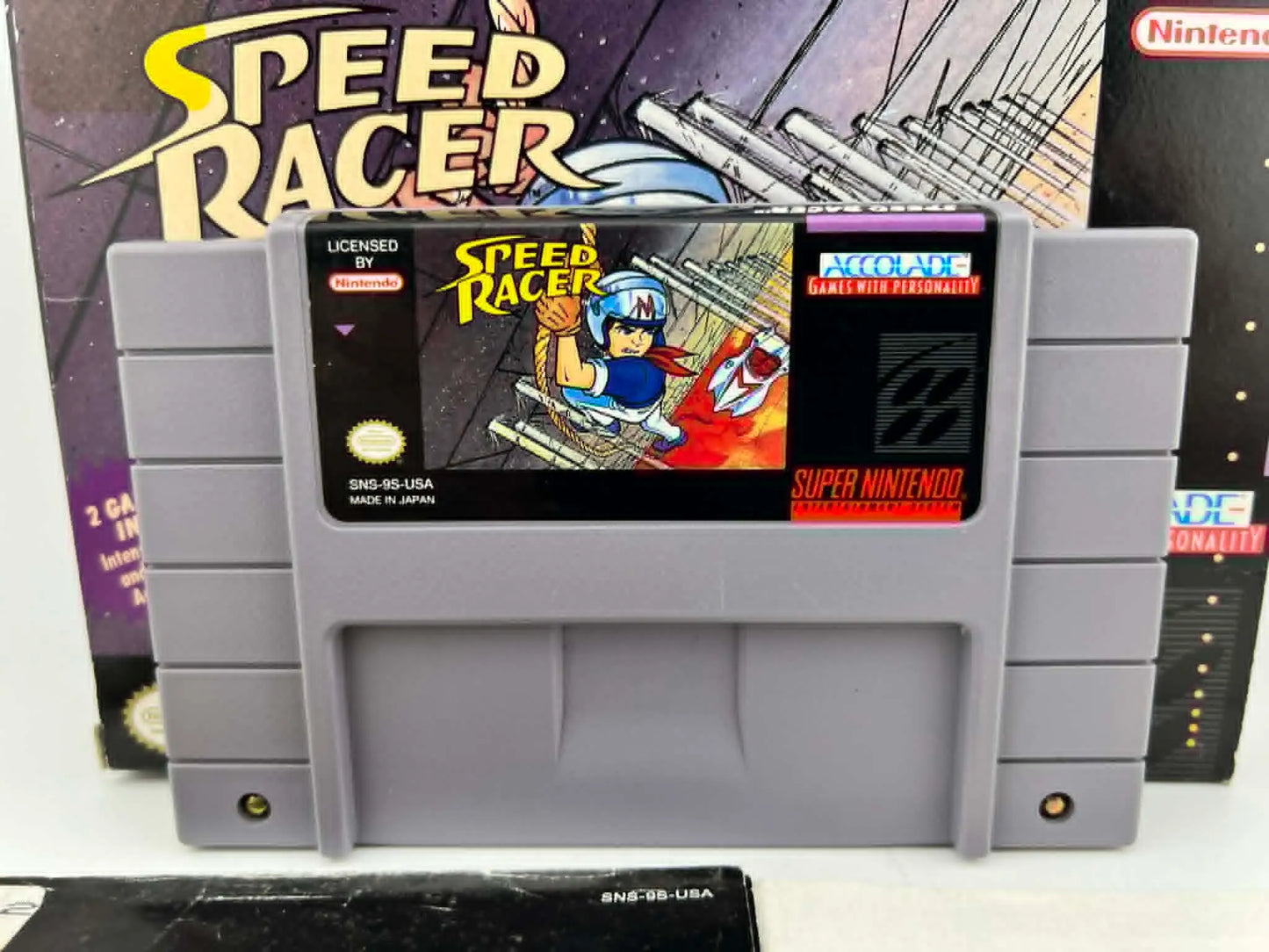 SPEED RACER IN MY MOST DANGEROUS ADVENTURES EN BOITE SUPER NINTENDO SNES
