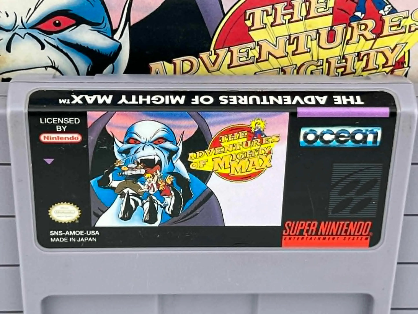 THE ADVENTURES OF MIGHTY MAX en boite SUPER NINTENDO SNES
