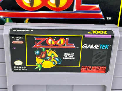 ZOOL NINJA OF THE NTH DIMENSION en boite SUPER NINTENDO SNES