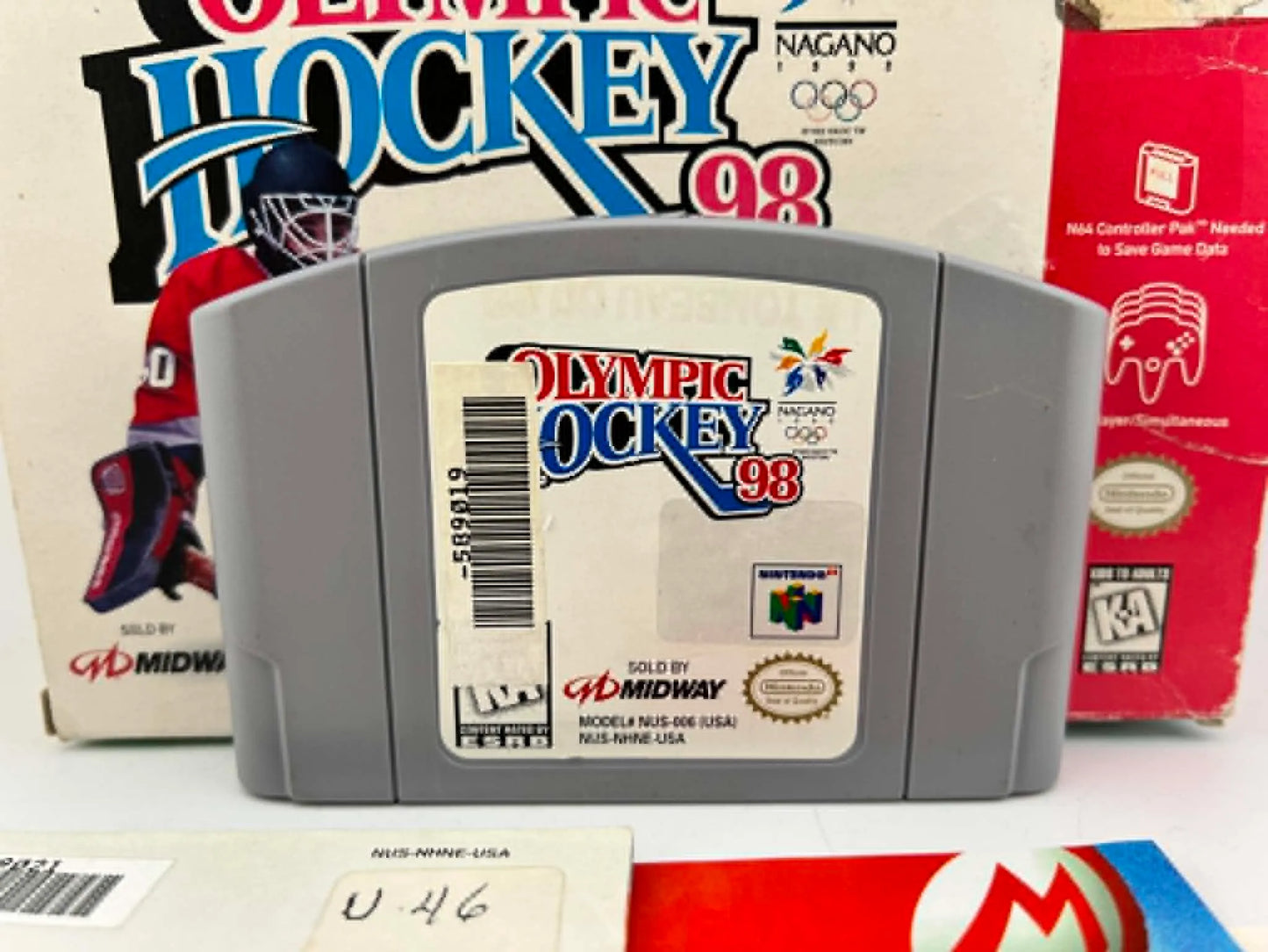 OLYMPIC HOCKEY NAGANO 98 EN BOITE NINTENDO 64 N64