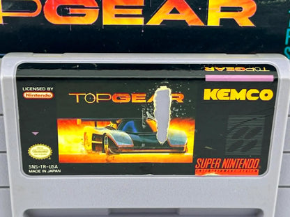 TOP GEAR EN BOITE SUPER NINTENDO SNES