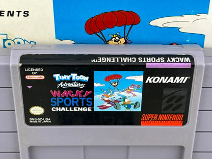 TINY TOON ADVENTURES WACKY SPORTS CHALLENGE en boite SUPER NINTENDO SNES