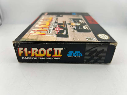 F1 ROC II  2 RACE OF CHAMPIONS en boite SUPER NINTENDO SNES