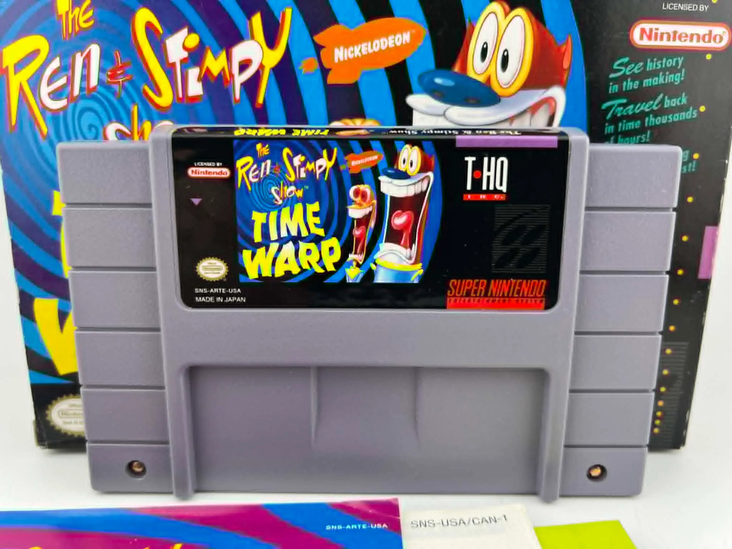 THE REN AND STIMPY SHOW: TIME WARP EN BOITE SUPER NINTENDO SNES