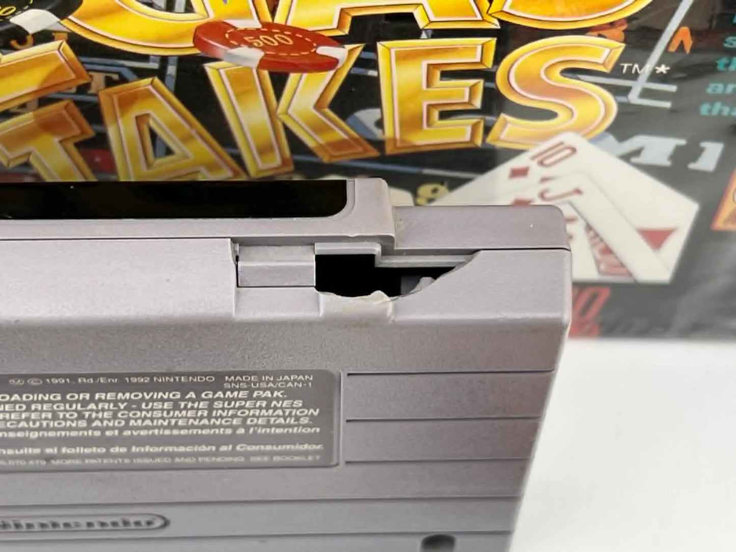 VEGAS STAKES EN BOITE (SUPER NINTENDO SNES)
