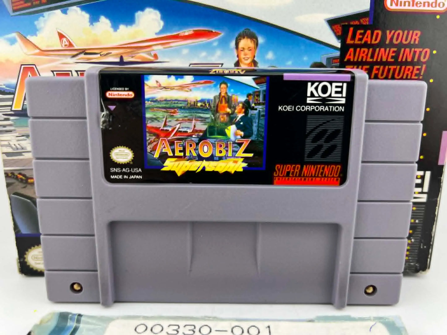 AEROBIZ SUPERSONIC SUPER NINTENDO SNES En Boite