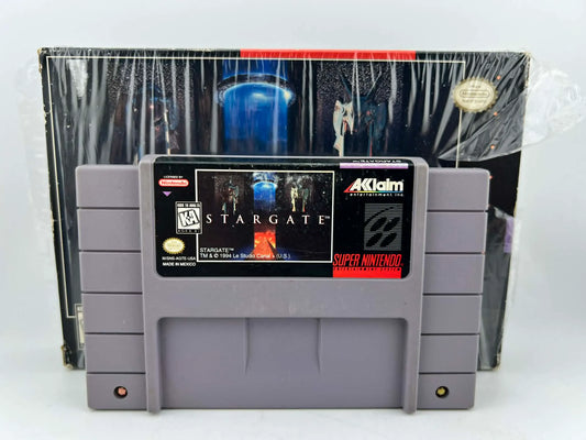STARGATE en boite SUPER NINTENDO SNES