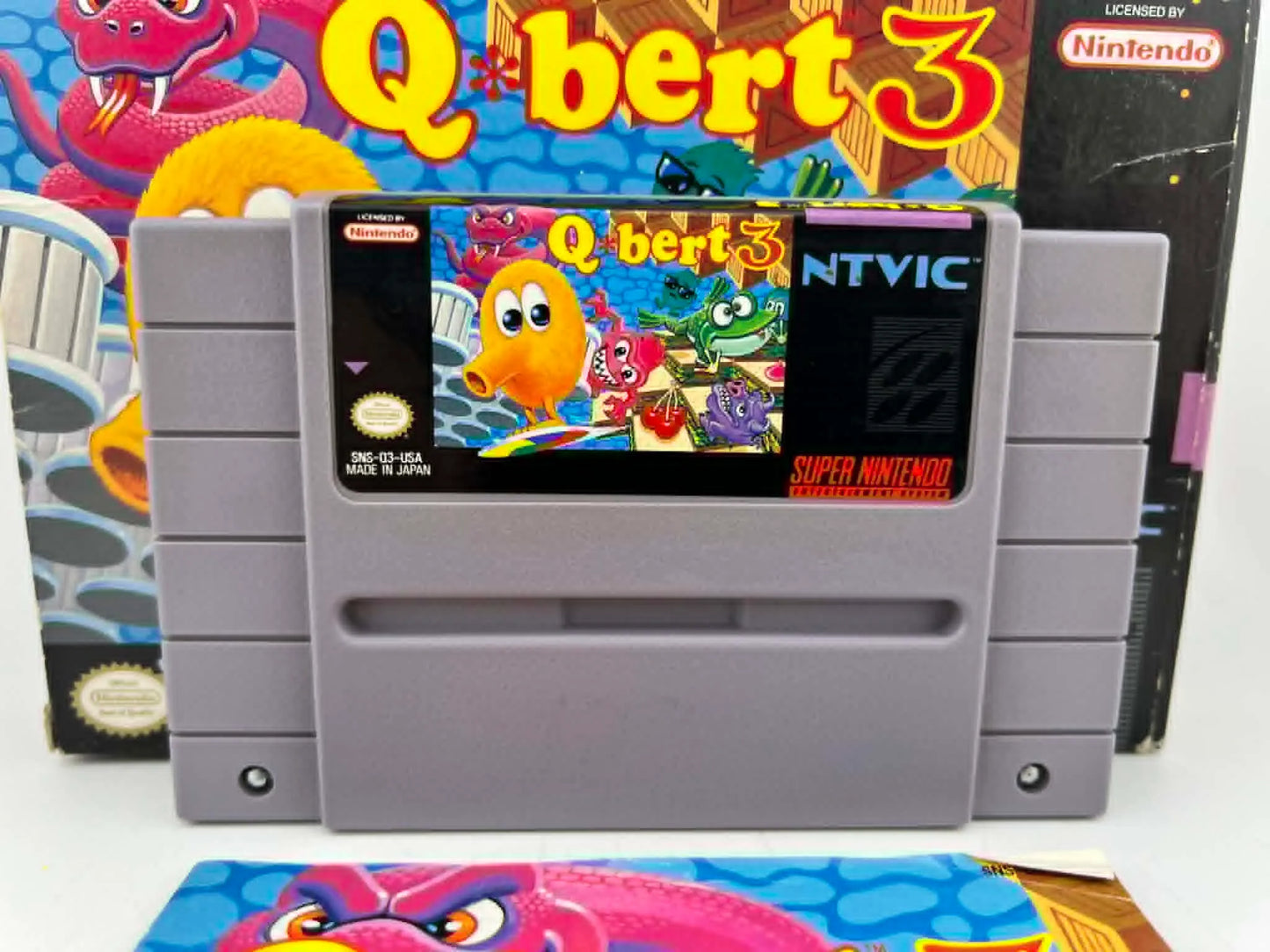 Q-BERT 3 EN BOITE SUPER NINTENDO SNES