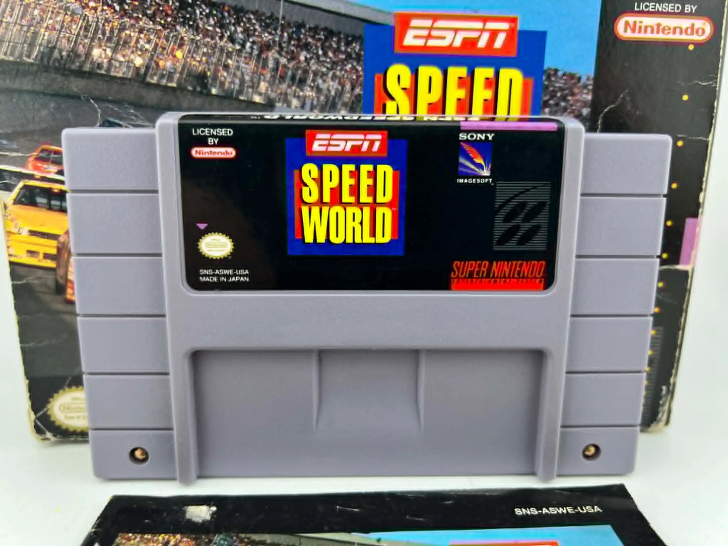 ESPN speed world en boite SUPER NINTENDO SNES
