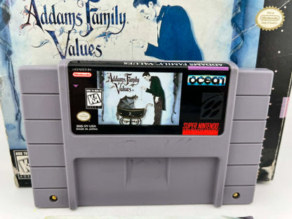 ADDAMS FAMILY VALUES En boite SUPER NINTENDO SNES