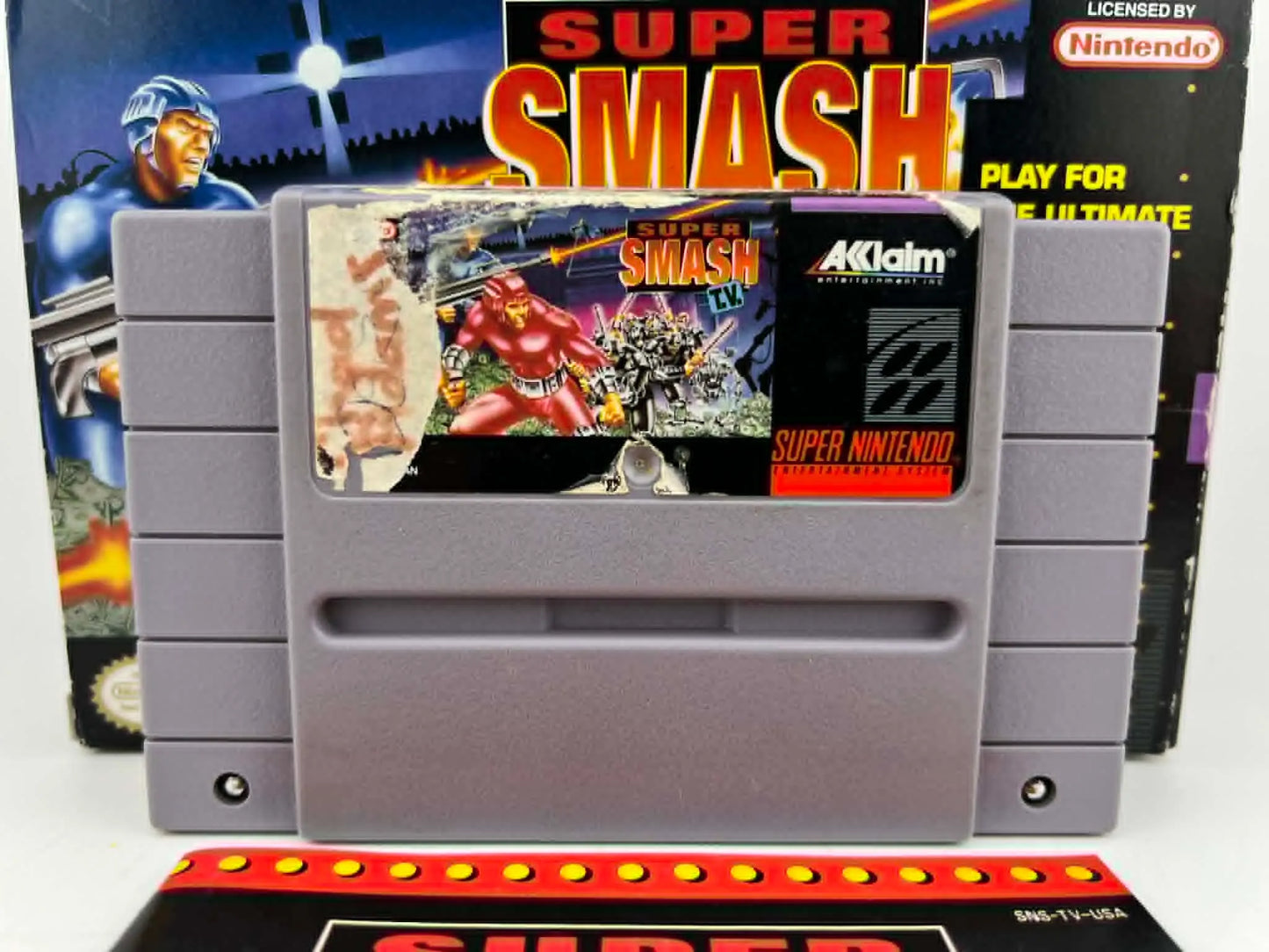 SUPER SMASH TV EN BOITE SUPER NINTENDO SNES