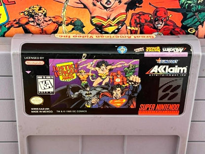 JUSTICE LEAGUE TASK FORCE EN BOITE SUPER NINTENDO SNES