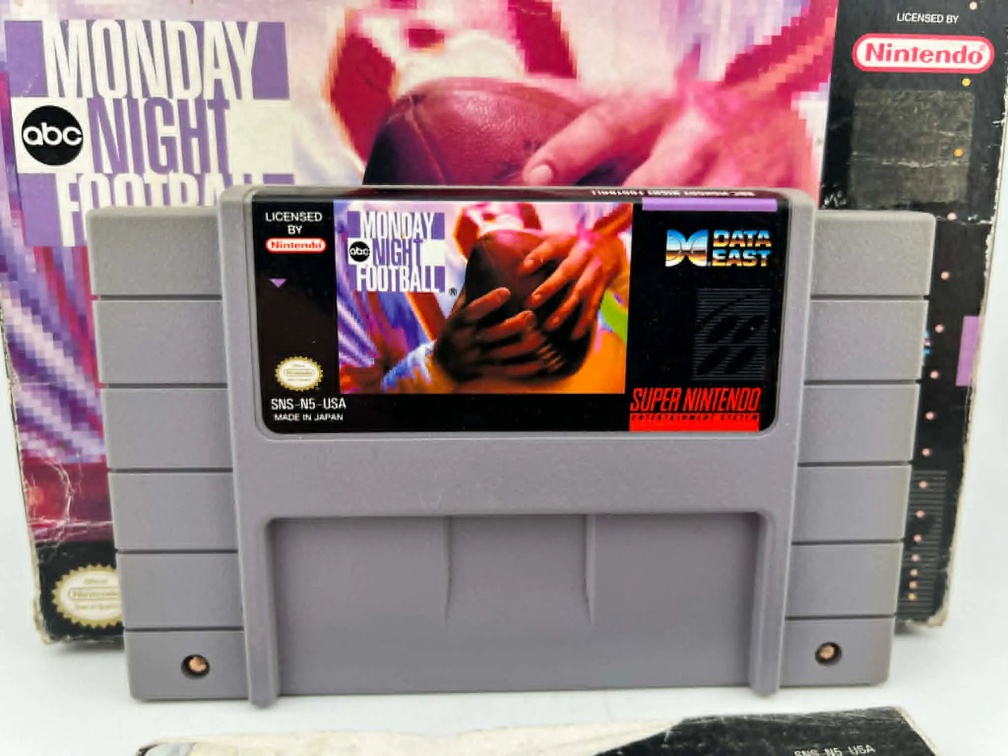ABC MONDAY NIGHT FOOTBALL EN BOITE SUPER NINTENDO SNES