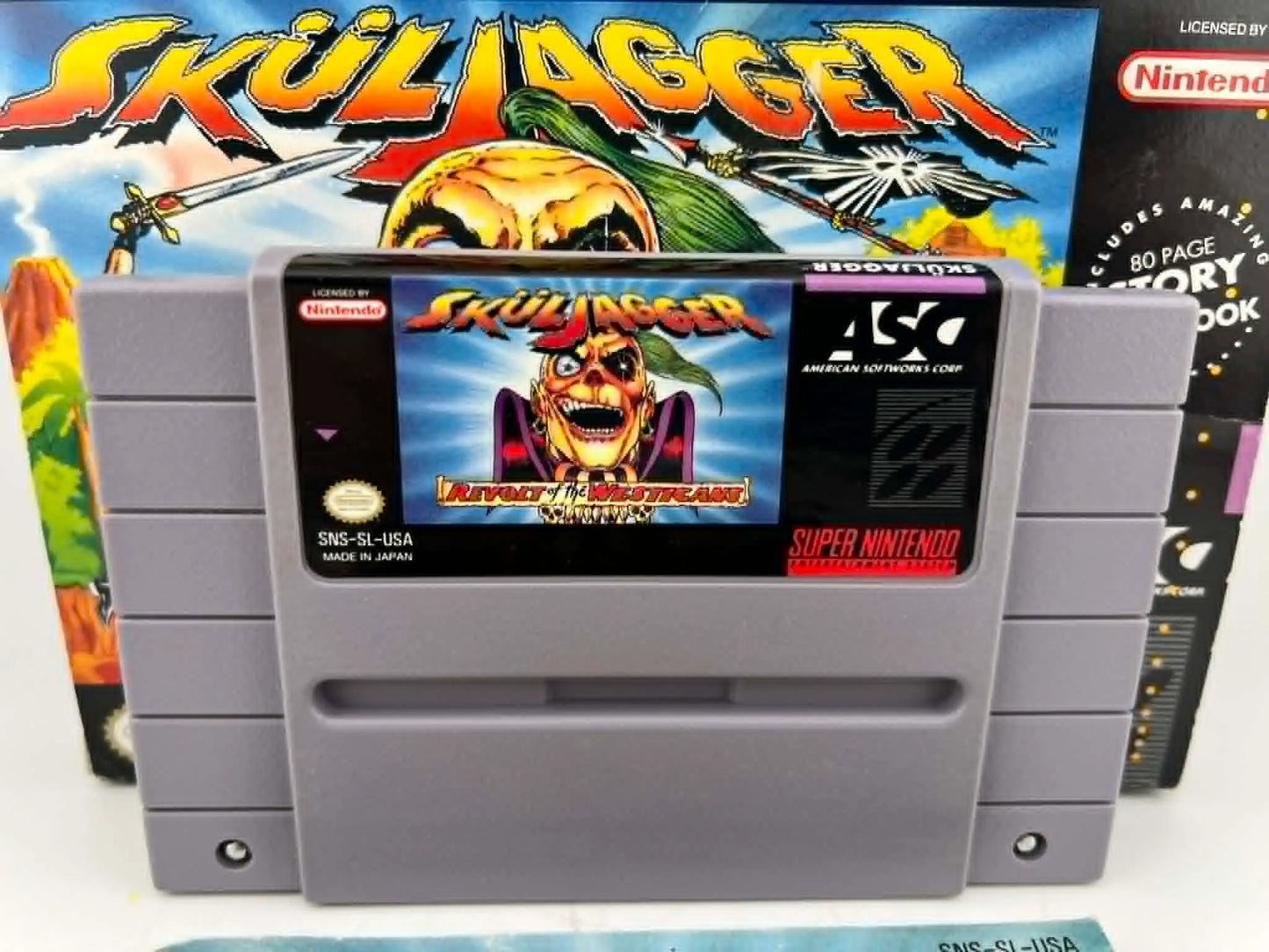 SKULJAGGER en boite SUPER NINTENDO SNES