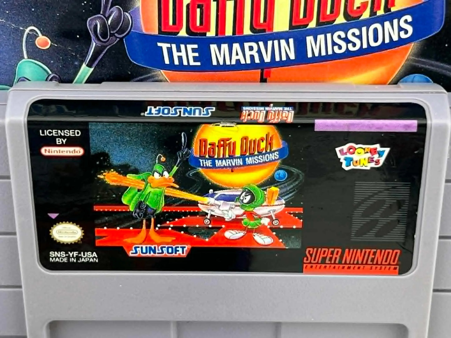 DAFFY DUCK THE MARVIN MISSIONS en boite SUPER NINTENDO SNES