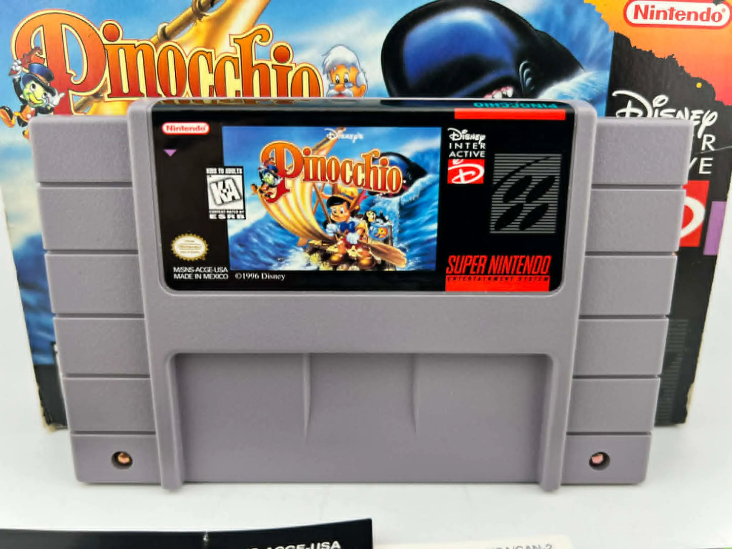 DISNEY'S PINOCCHIO EN BOITE SUPER NINTENDO SNES
