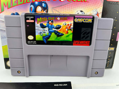 MEGA MAN SOCCER en boite SUPER NINTENDO SNES