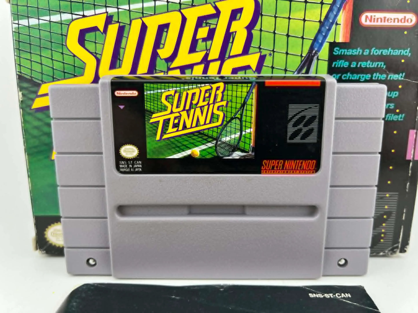 SUPER TENNIS EN BOITE SUPER NINTENDO SNES