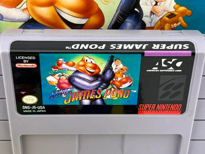 SUPER JAMES POND EN BOITE SUPER NINTENDO SNES