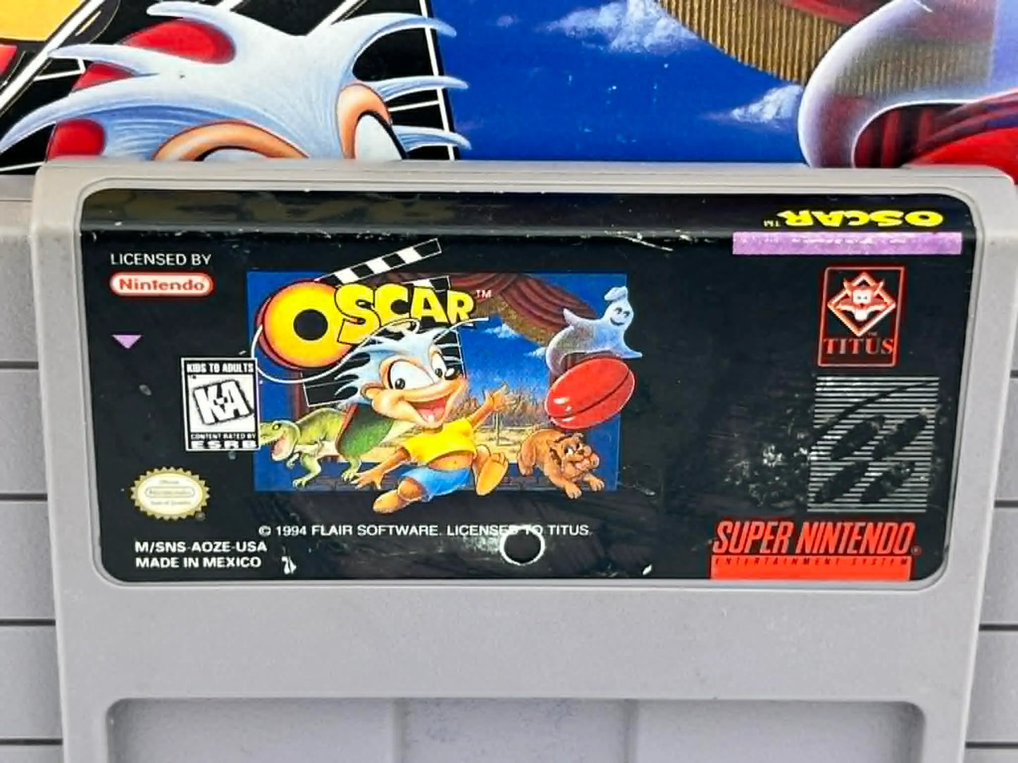 OSCAR en boite SUPER NINTENDO SNES