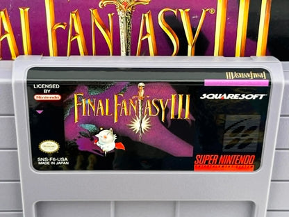 Final Fantasy III 3 Ou VI 6 En Boite Super Nintendo SNES