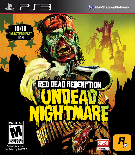 RED DEAD REDEMPTION UNDEAD NIGHTMARE PLAYSTATION 3 PS3