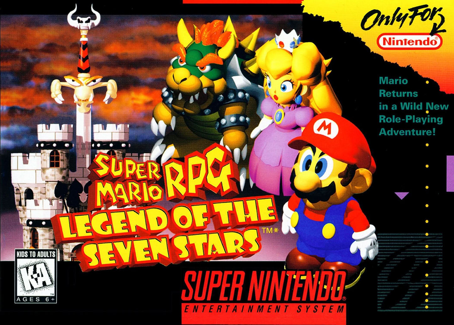 SUPER MARIO RPG: LEGEND OF THE SEVEN STARS EN BOITE SUPER NINTENDO SNES