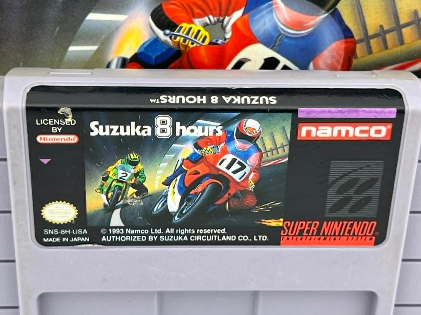 SUZUKA 8 HOURS en boite SUPER NINTENDO SNES