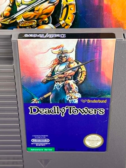 DEADLY TOWERS EN BOITE NINTENDO NES