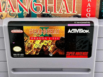 SHANGHAI II 2 DRAGON'S EYE SUPER NINTENDO SNES En Boite