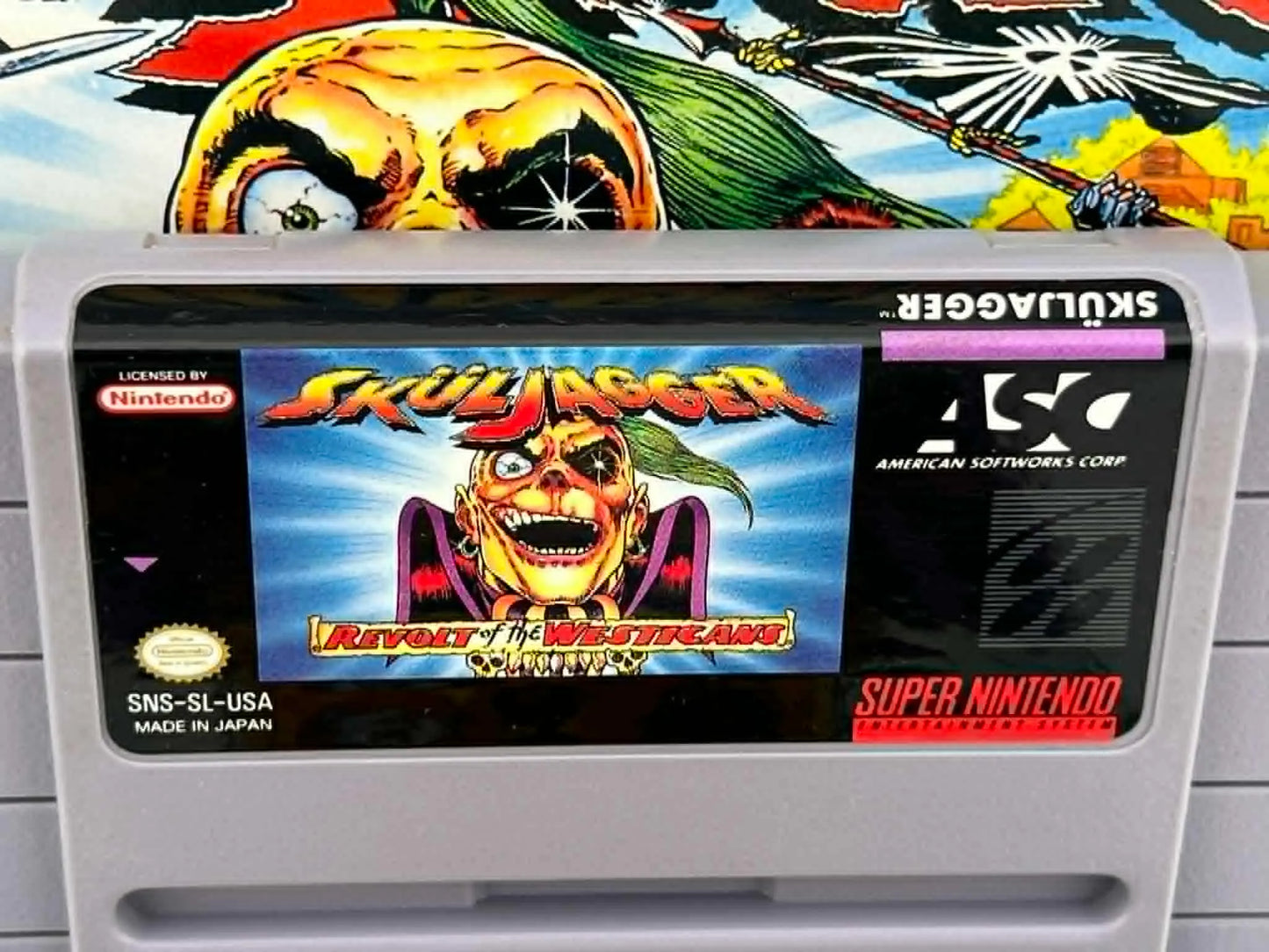 SKULJAGGER en boite SUPER NINTENDO SNES