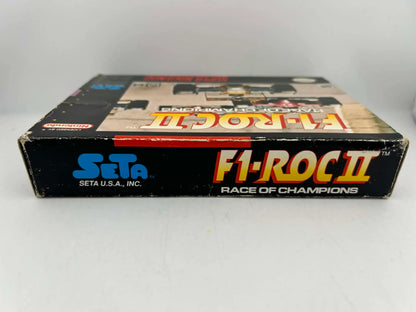 F1 ROC II  2 RACE OF CHAMPIONS en boite SUPER NINTENDO SNES
