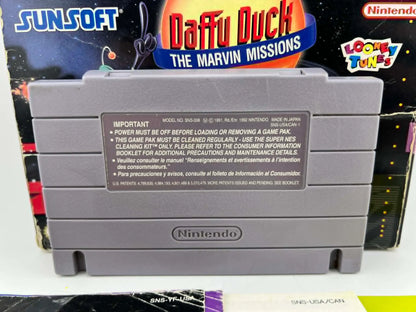 DAFFY DUCK THE MARVIN MISSIONS en boite SUPER NINTENDO SNES