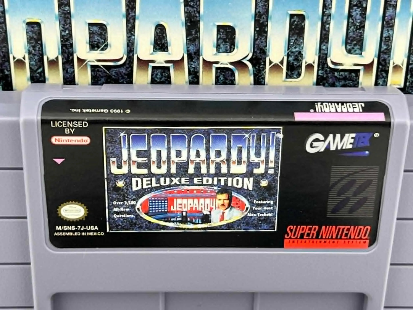 JEOPARDY DELUXE EDITION SUPER NINTENDO SNES En Boite