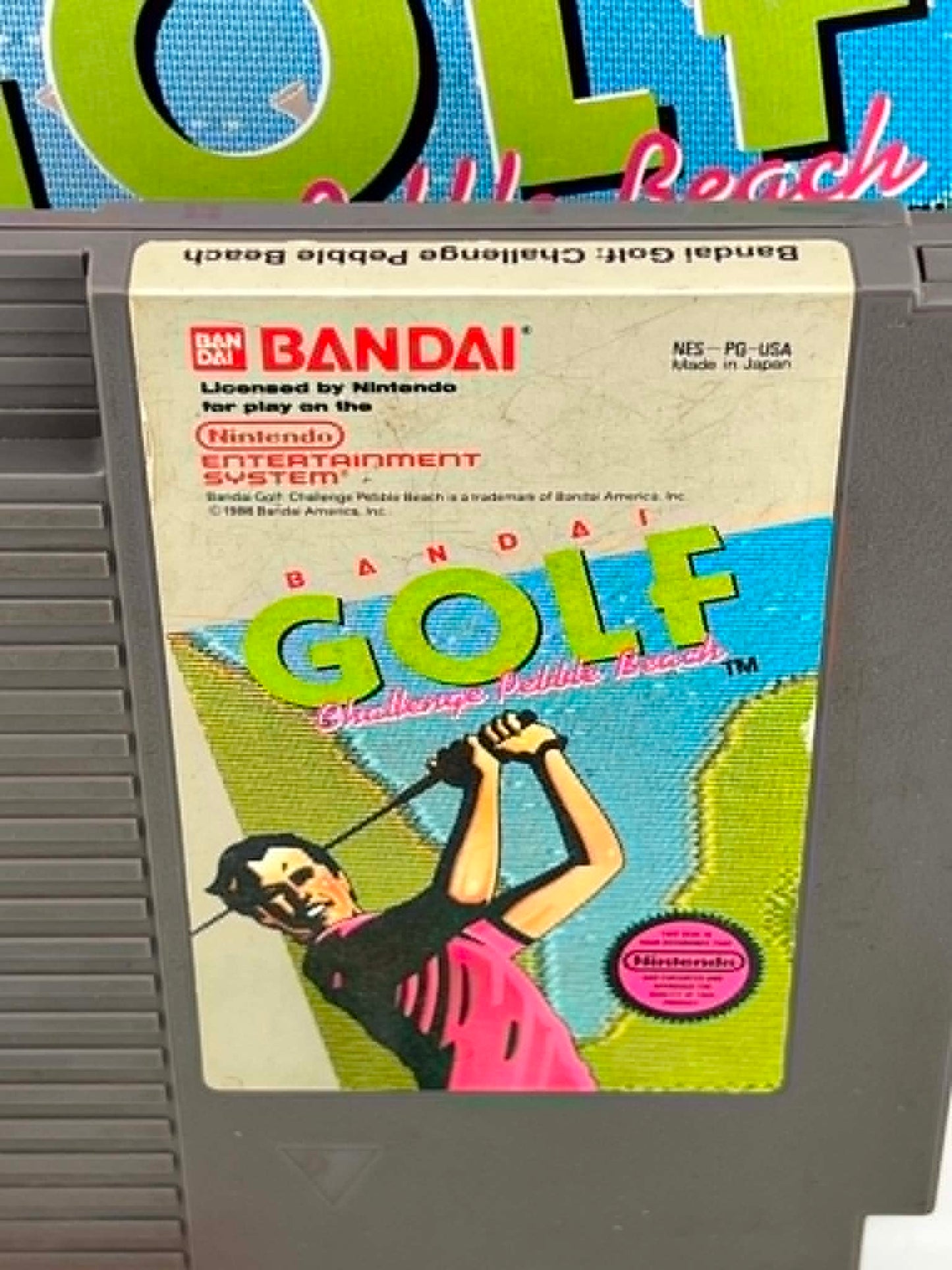 BANDAI GOLF CHALLENGE AT PEBBLE BEACH EN BOITE NINTENDO NES