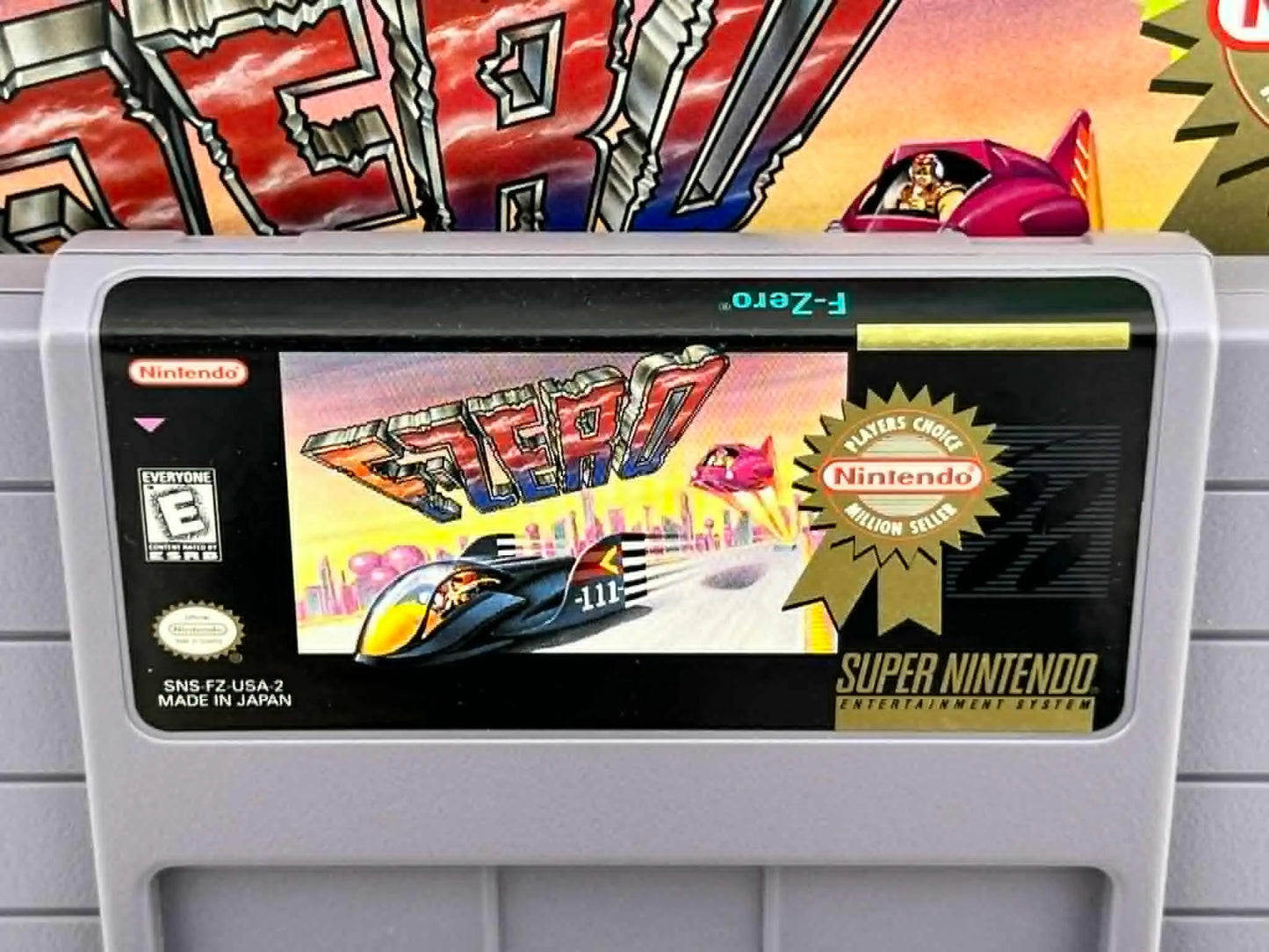 F-ZERO PLAYER'S CHOICE EN BOITE SUPER NINTENDO SNES