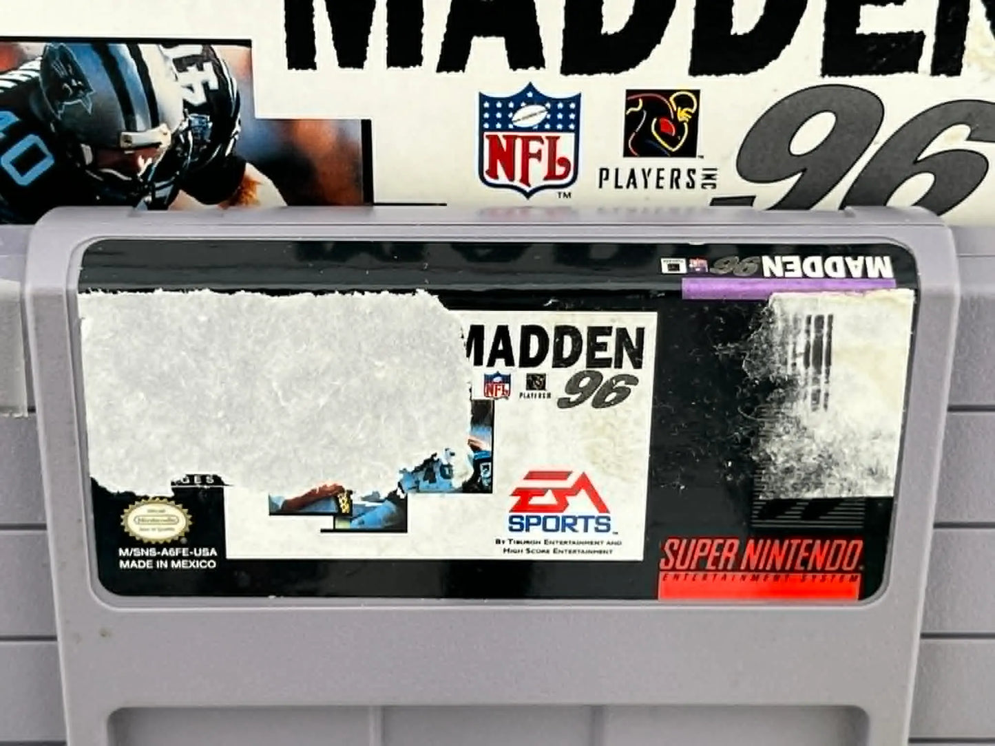 MADDEN NFL 96 SUPER NINTENDO SNES En Boite