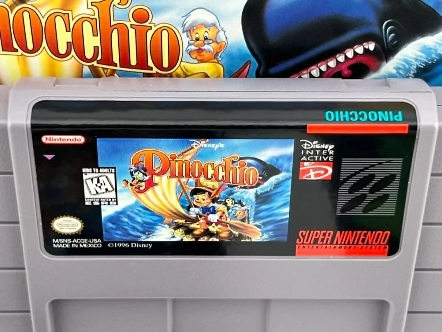 DISNEY'S PINOCCHIO EN BOITE SUPER NINTENDO SNES