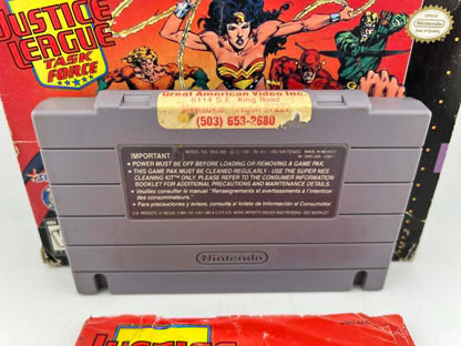 JUSTICE LEAGUE TASK FORCE EN BOITE SUPER NINTENDO SNES