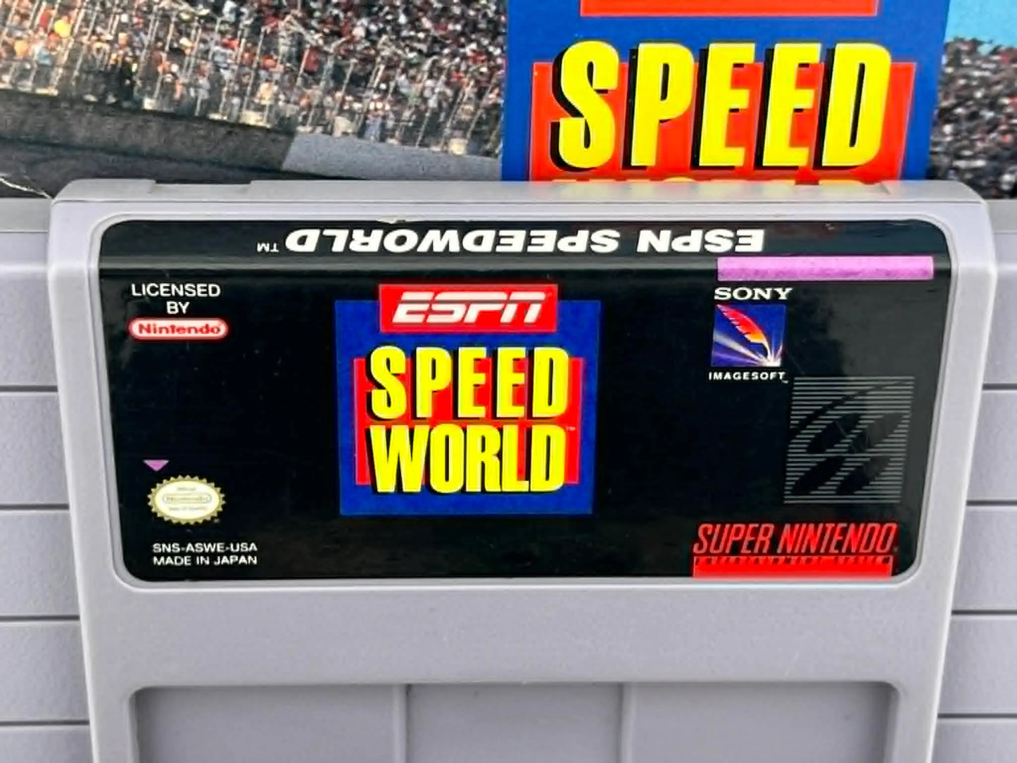 ESPN speed world en boite SUPER NINTENDO SNES