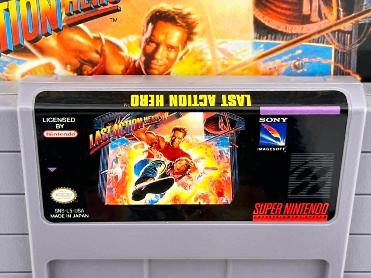 LAST ACTION HERO EN BOITE SUPER NINTENDO SNES