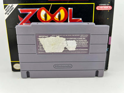 ZOOL NINJA OF THE NTH DIMENSION en boite SUPER NINTENDO SNES