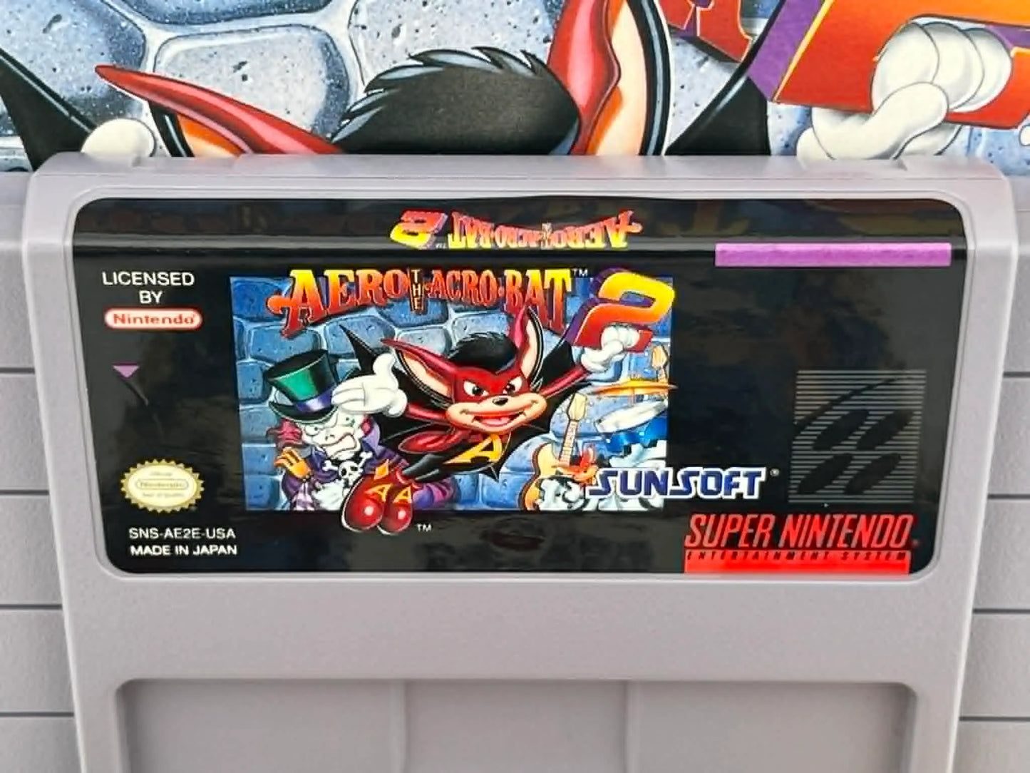 AERO THE ACRO-BAT 2 EN BOITE SUPER NINTENDO SNES
