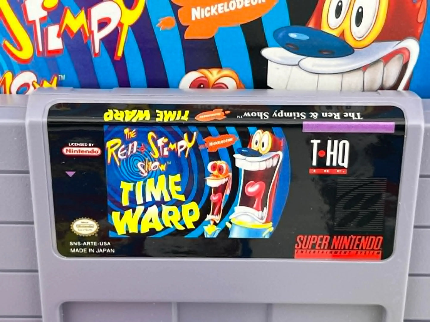 THE REN AND STIMPY SHOW: TIME WARP EN BOITE SUPER NINTENDO SNES