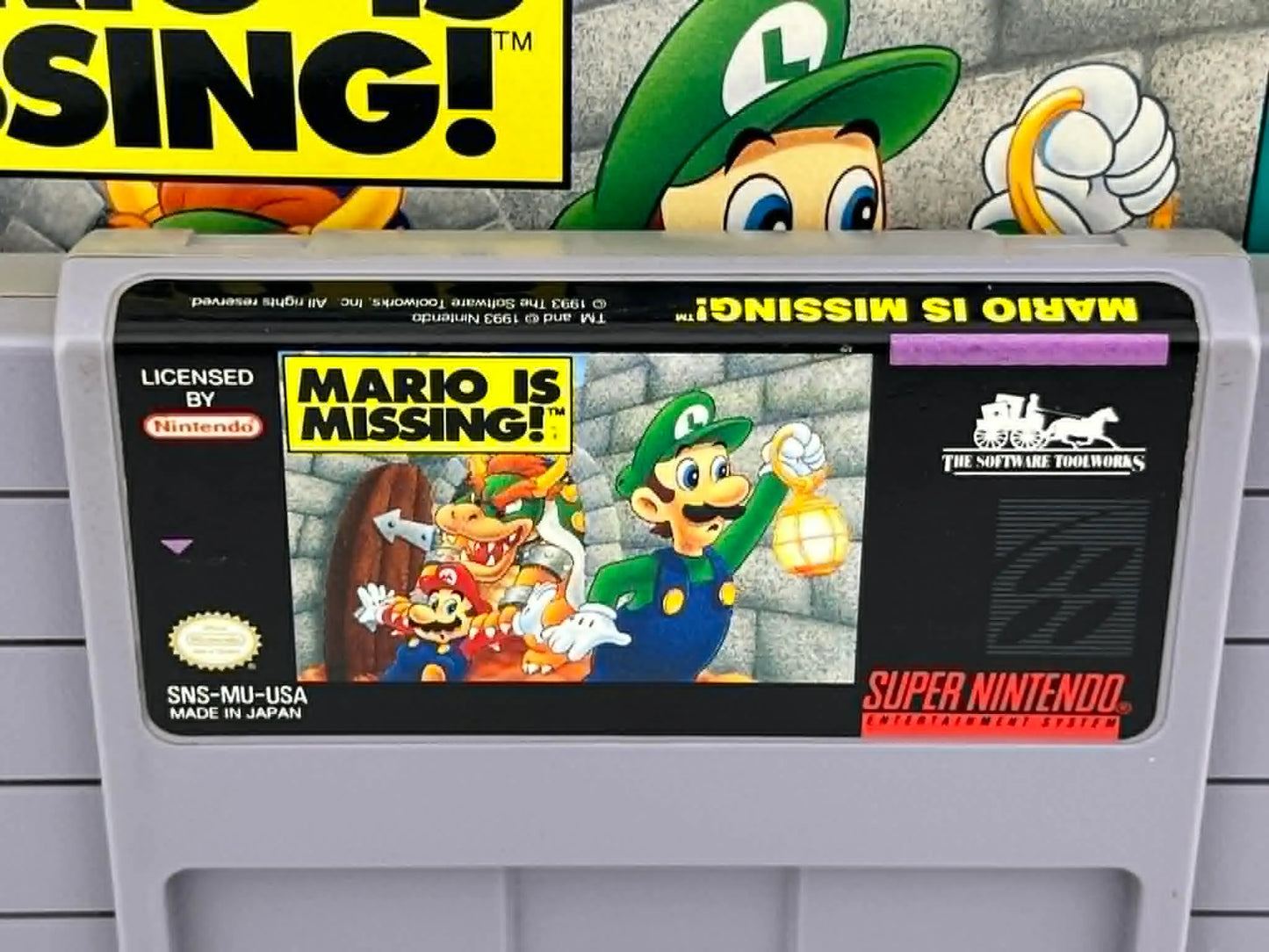 MARIO IS MISSING ! EN BOITE SUPER NINTENDO SNES