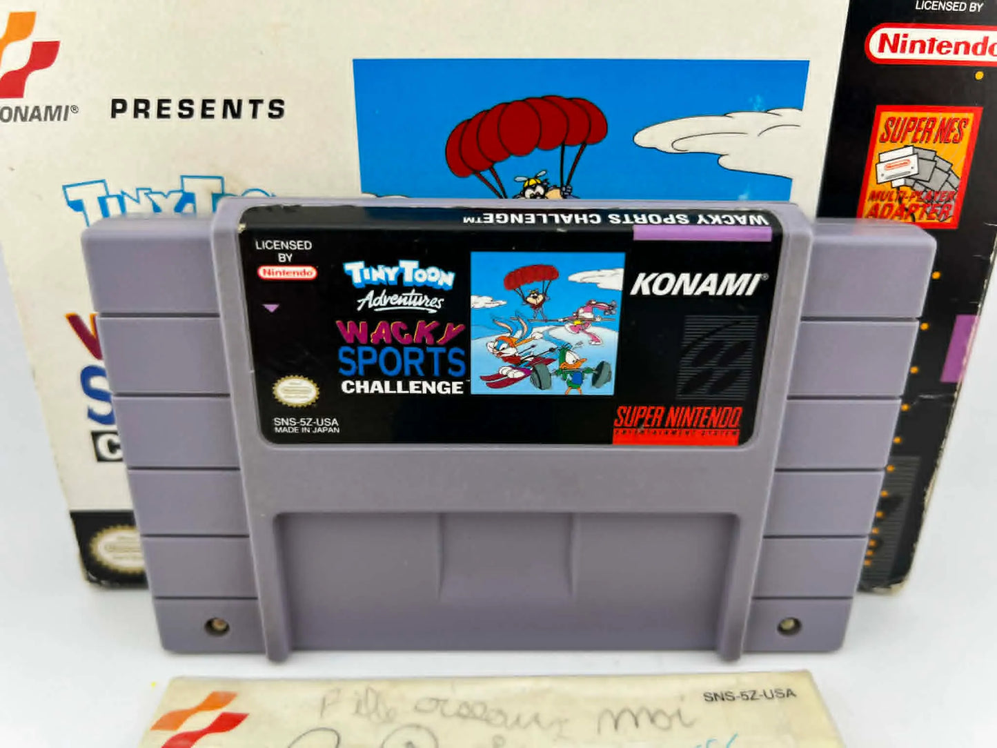 TINY TOON ADVENTURES WACKY SPORTS CHALLENGE en boite SUPER NINTENDO SNES