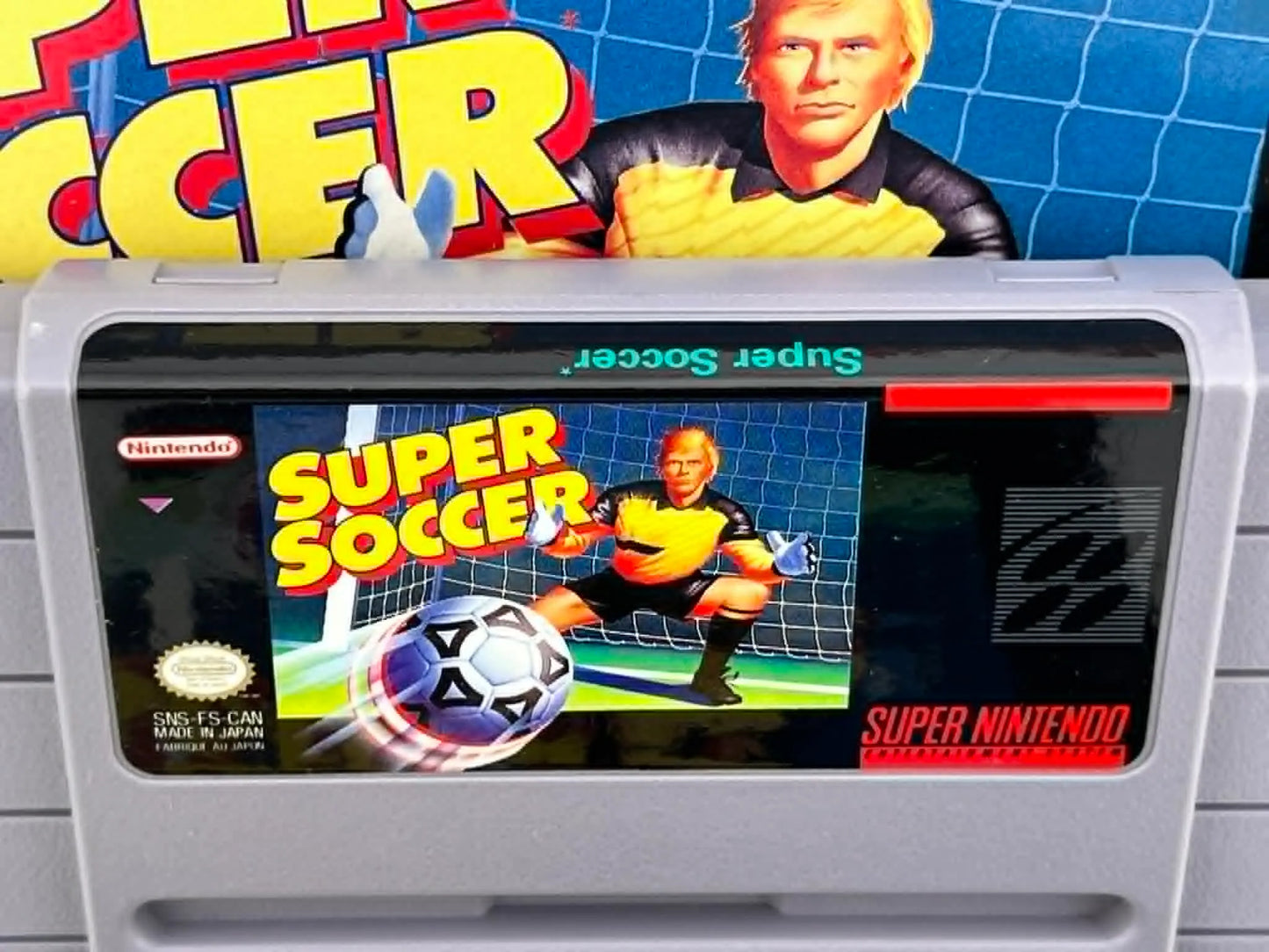 SUPER SOCCER EN BOITE SUPER NINTENDO SNES