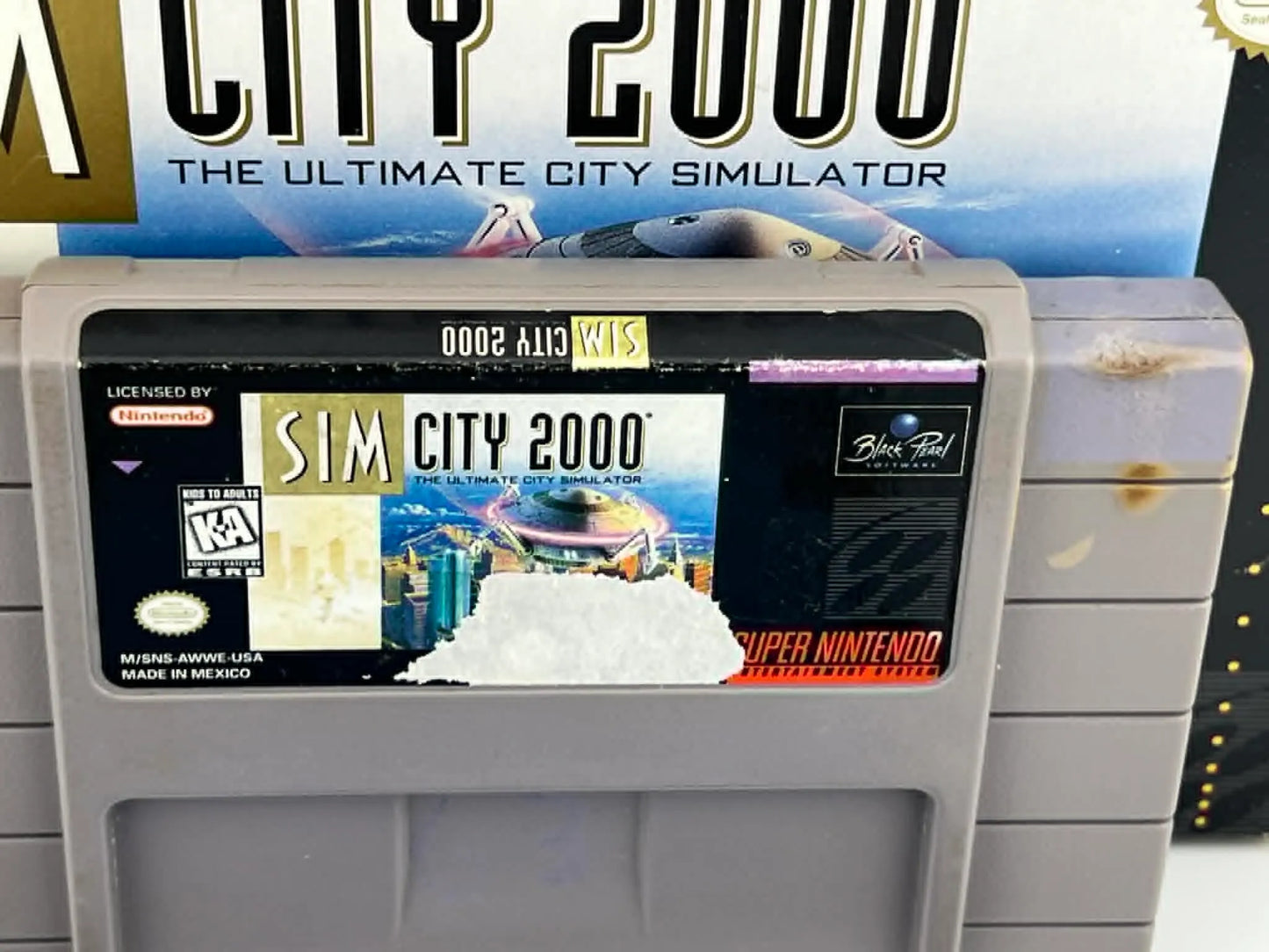SIMCITY 2000 EN BOITE SUPER NINTENDO SNES