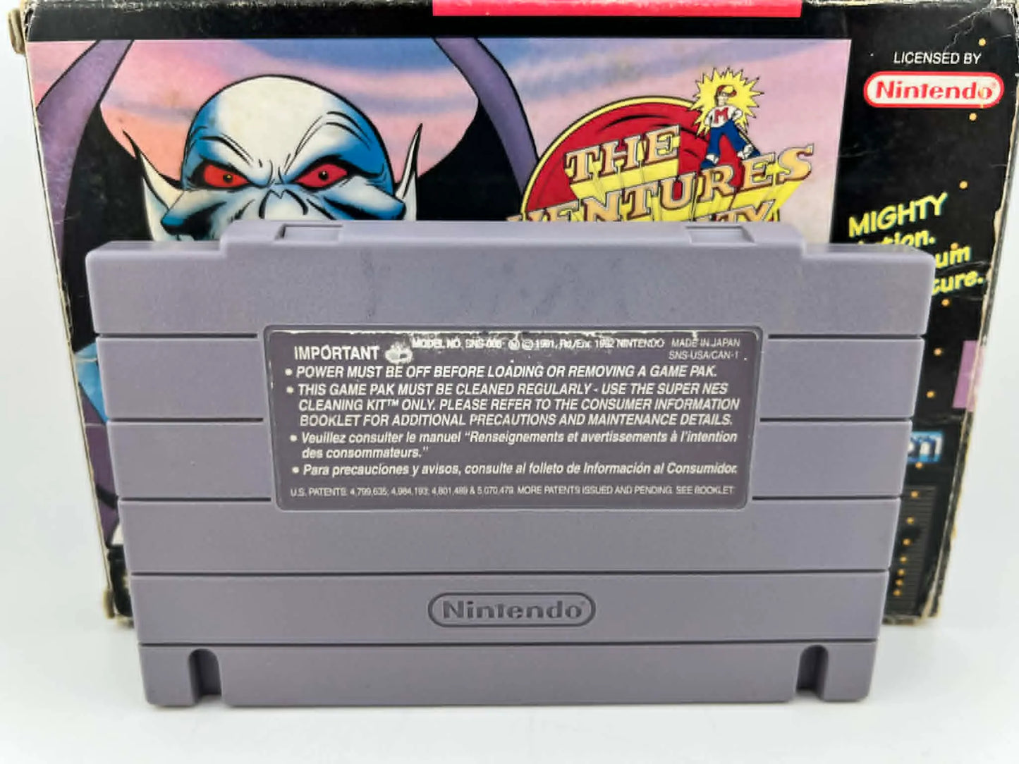 THE ADVENTURES OF MIGHTY MAX en boite SUPER NINTENDO SNES