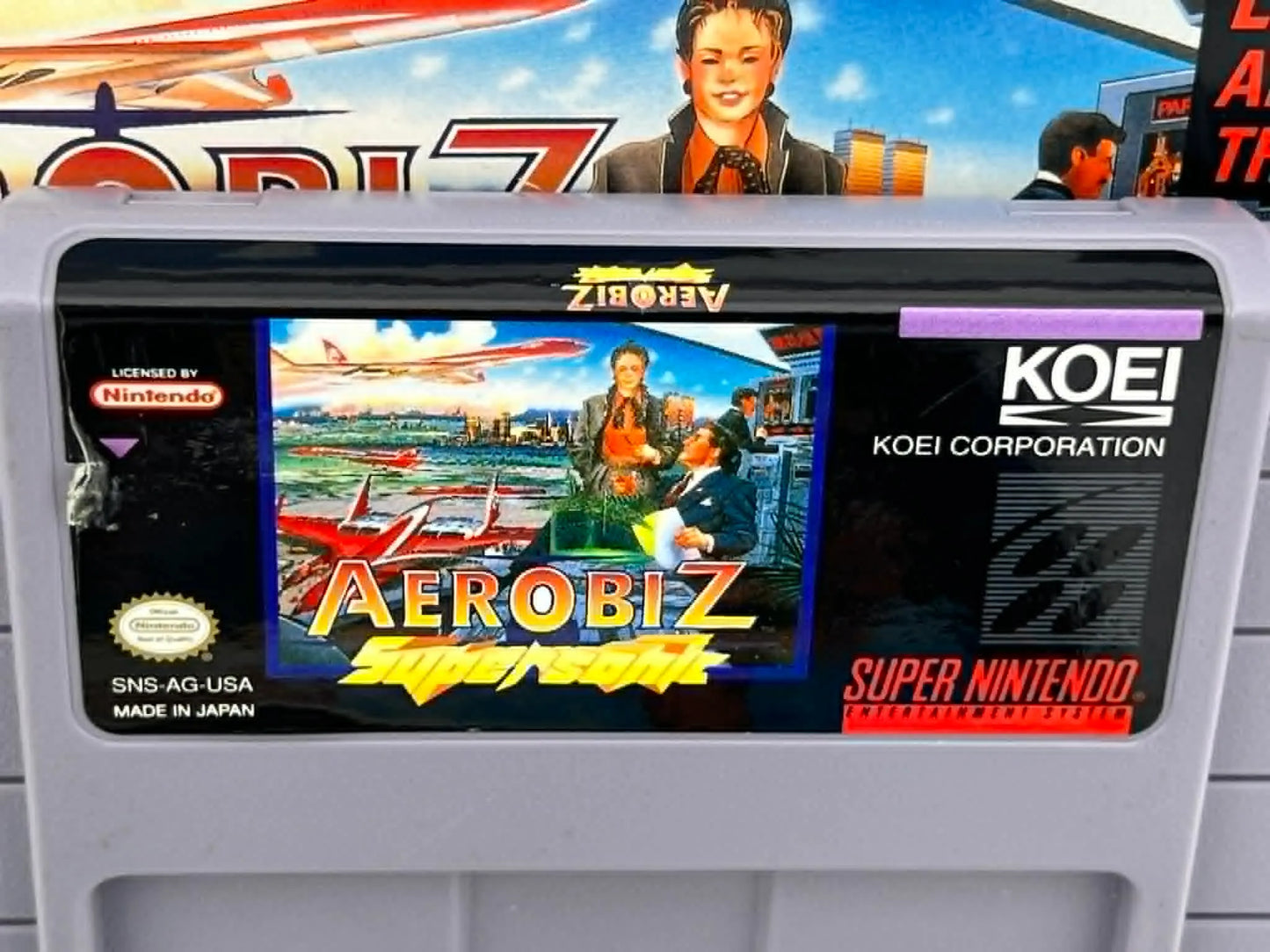 AEROBIZ SUPERSONIC SUPER NINTENDO SNES En Boite